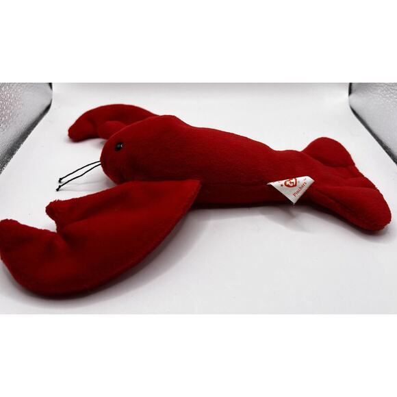 TY Beanie Baby Babies Stuffed Animal Plush Pinchers Lobster 1993 - Picture 9 of 10